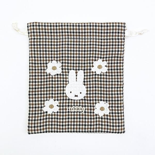 ミッフィーチェックポーチ