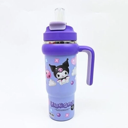 サンリオのハンドル付2WAYストローステンレスタンブラー。愛らしくて大容量なのに使い勝手抜群です。