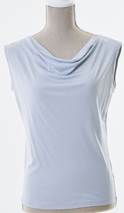 ドレープノースリーブシャツ グレー