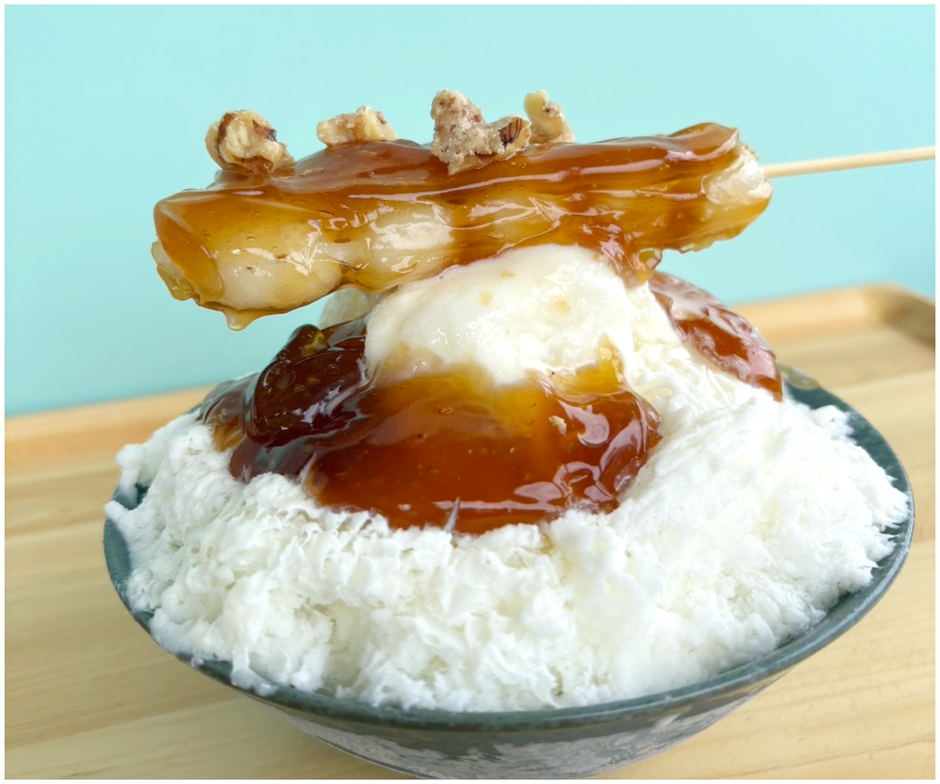 掛川栄醤油のみたらし氷