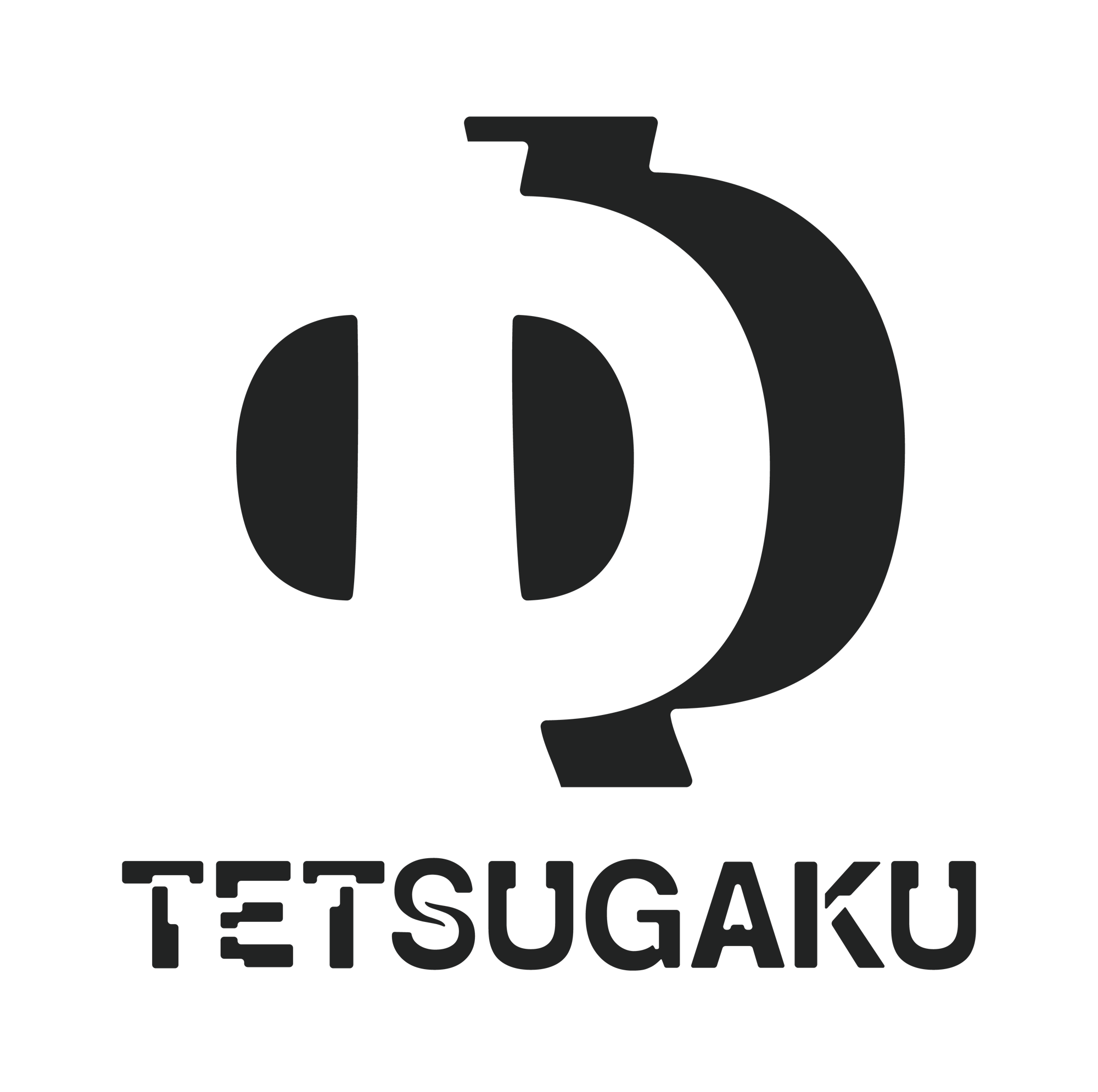 弊社のロゴ:philosophyの語源である「φιλοσοφία」のφをイメージ。また社名ロゴも自己言及をイメージした。