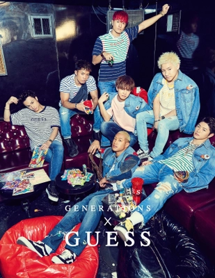 GENERATIONS × GUESS　 コラボレーションコレクション発売　 期間限定ポップアップストアもオープン