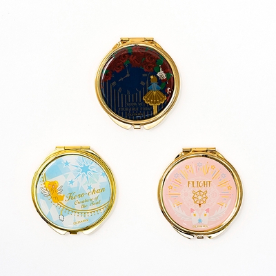 コンパクトミラー:各800円(3種展開)