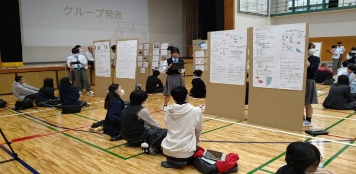 令和6年(2024年)10月に実施した札幌日大中学校との交流会の様子