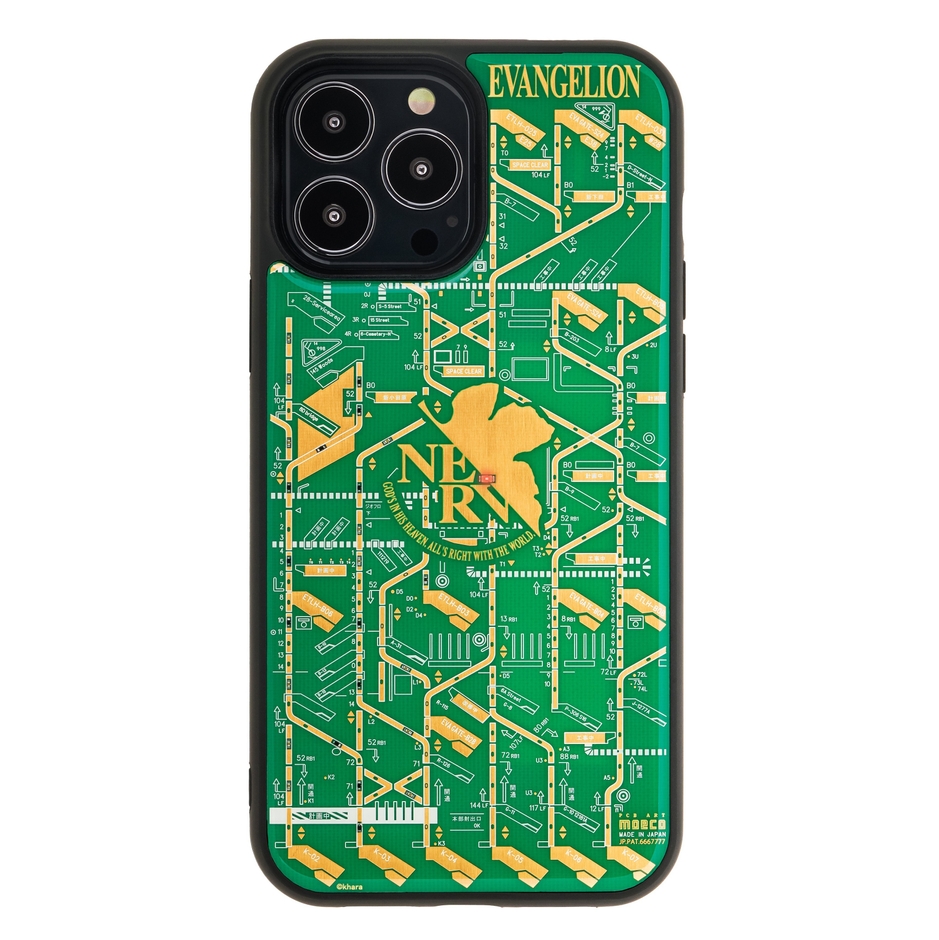 FLASH NERV 基板アート iPhone 13Pro Maxケース　緑
