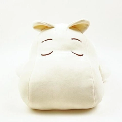 ムーミンのもちもち抱き枕。すやすや眠る姿におもちのような肌触りで思わずぎゅっとしたくなること間違いなしです。