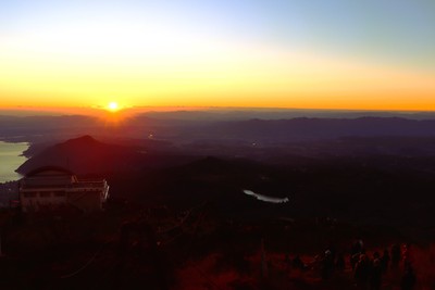 ２０２５年鶴見岳から見る初日の出