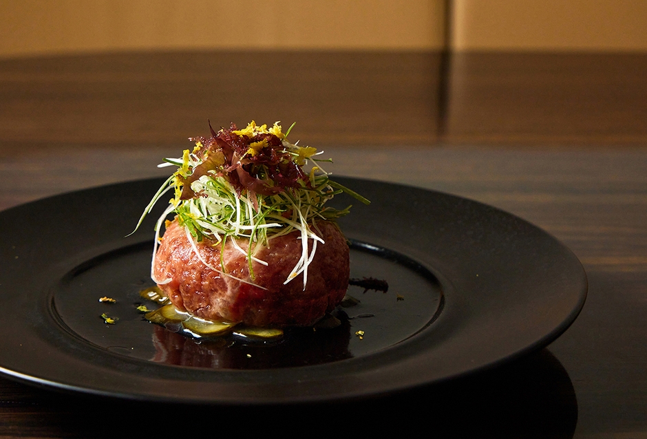 アヒボンブ オゴと胡瓜のピクルス