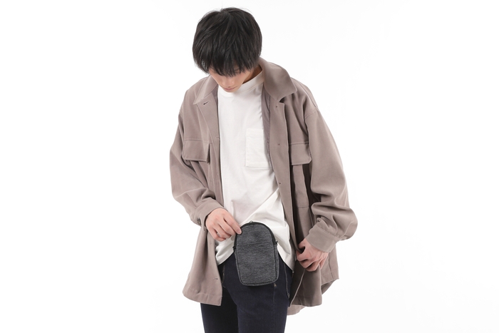 ポーチをベルト通し