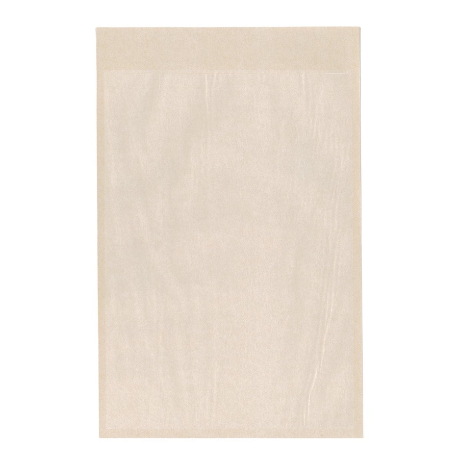 グラスパック 平袋 170mm幅　グラシン紙×クラフト紙(前面)