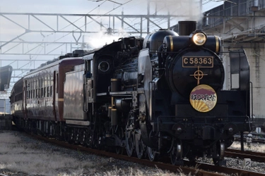 日本三大曳山祭のひとつ「秩父夜祭」開催に合わせて 夕方のお出かけに便利な時刻に蒸気機関車を特別運行　 12/3(水)行田市駅始発「SL秩父曳き山夜祭り号」　 全国的にも珍しい 「秩父夜祭架線切り離し・屋台見学ツアー」も2年ぶりに開催