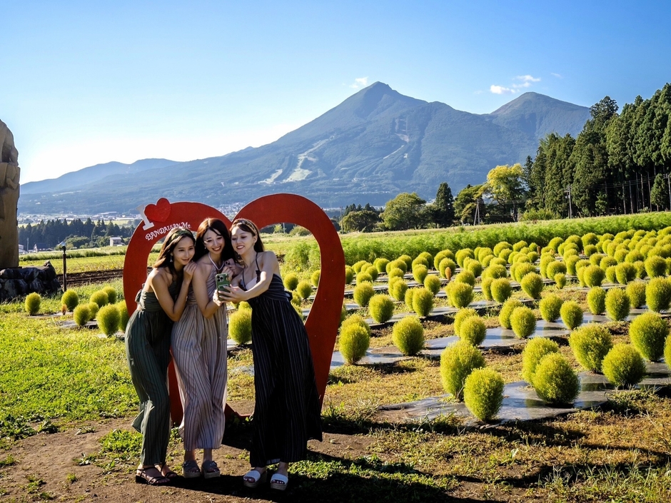 ハーブ園からの磐梯山