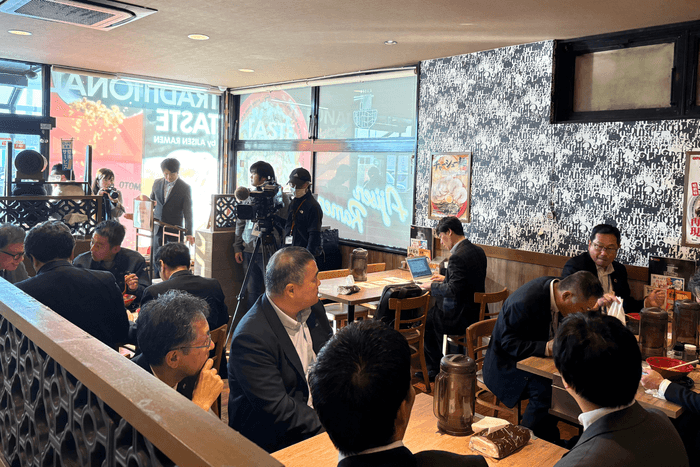 試食会が行われた店内の様子