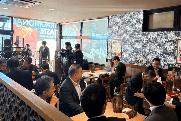 試食会が行われた店内の様子