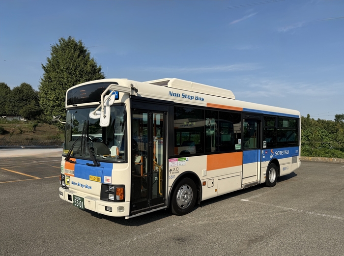 実証運行で使用する路線バス車両