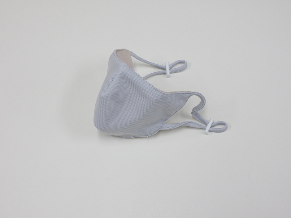 メガネをかける人のためのマスク グレイ