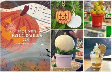 ＜千葉県南房総市＞道の駅ローズマリー公園 はなまる市場 『はなまる市場　HALLOWEEN2026』 ～秋のわくわくまだまだつづく…～ 2026年10月10日(土)～2026年10月31日(土)開催！