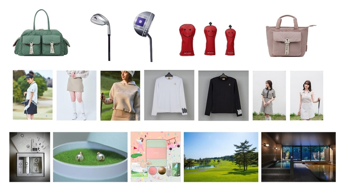 出店企業のゴルフウェア、クラブ、ジュエリーなど豪華景品が揃うほか、ゴルファーのニーズを多方面から捉えた日焼け止め 「ゼロホール」のセットや、ゴルフプレイヤーの肌のために生まれたプレミアムスキンケアブランドVivus golfのお楽しみセット、セブンハンドレッドクラブ(栃木県)のペア招待券などが大集合!