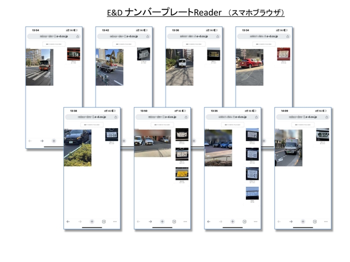 E&DナンバープレートReader (スマホブラウザ)