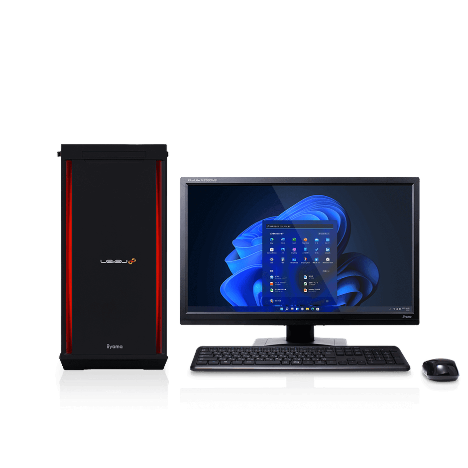 LEVEL∞ RGB Buildに空冷CPUクーラーを採用した BTOモデルのラインナップを追加