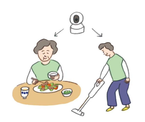 安否だけでなく、生活状況が「見える」