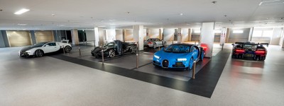 フロア全景(芝浦グループ所有車両による入庫イメージ)