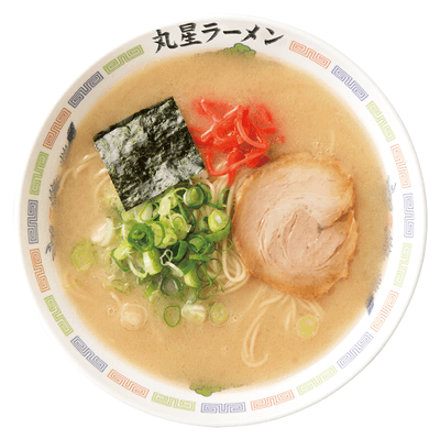 久留米とんこつ丸星ラーメン(650円)
