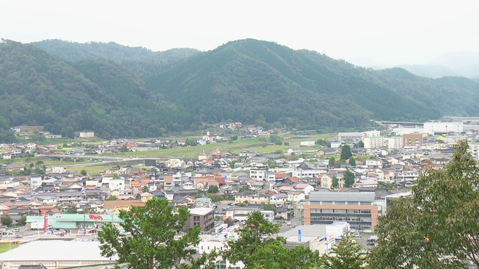 安芸高田市の街並み