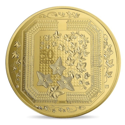 50ユーロ金貨 1/4オンス 表面