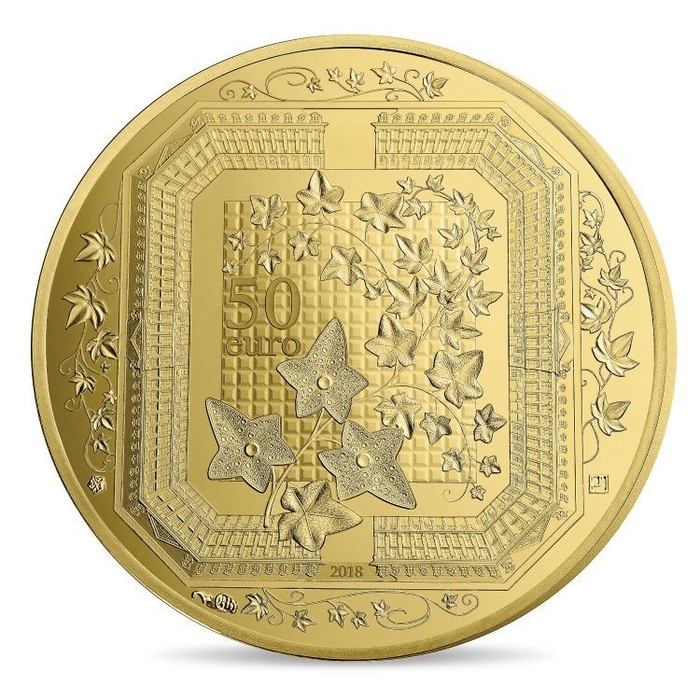 50ユーロ金貨 1/4オンス 表面