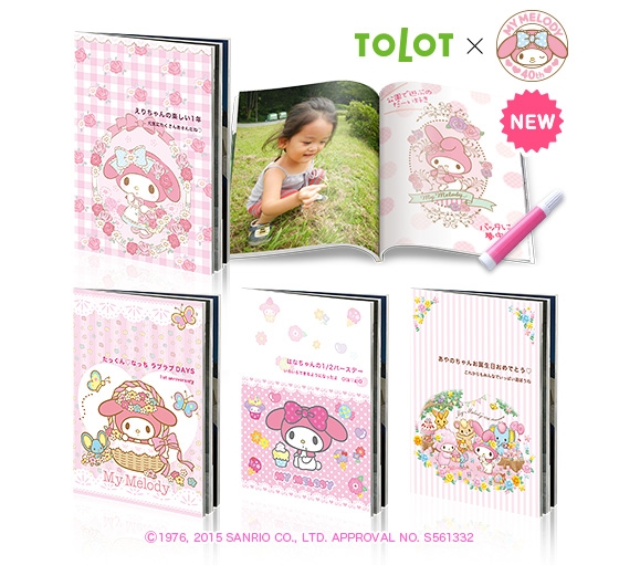 マイメロディの歴代デザインが大集合! 『TOLOTフォトブック』コラボ多目的キット第三弾を公開