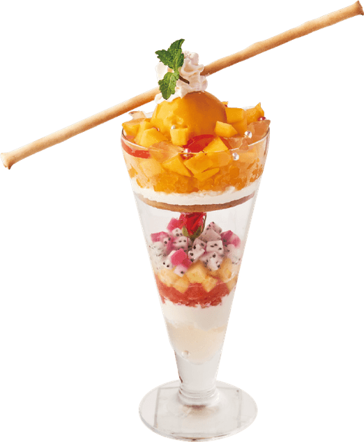 贅沢ご褒美天空のマンゴーパフェ