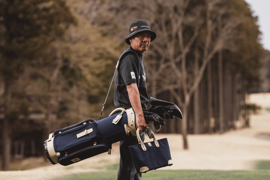 矢野 東選手監修「ONOFF CADDIE BAG & ROUND BAG Set OB0826」