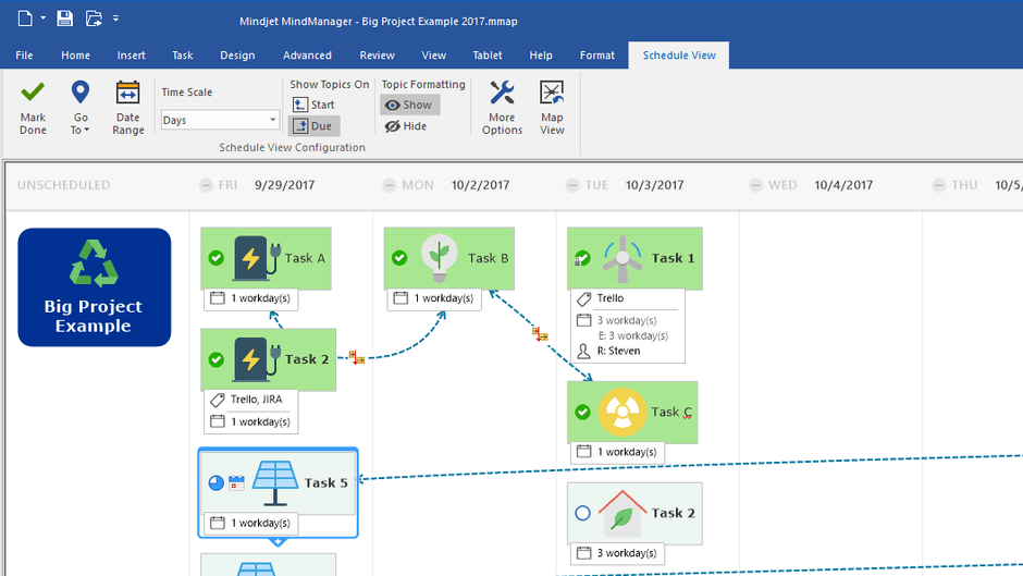 新機能！スケジュールビュー