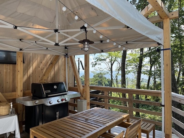 ドームテント「SEA」BBQスペース