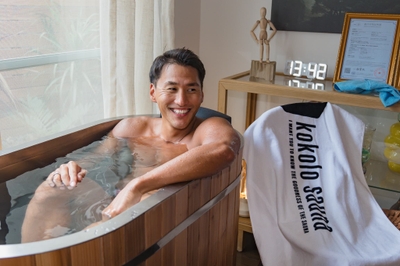 ココロサウナ(R)公式アンバサダーの東京五輪代表・競泳選手の砂間敬太さん　