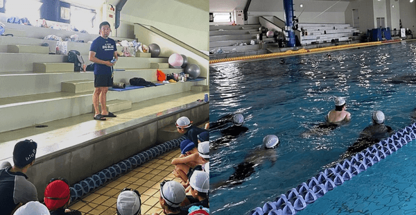令和6年（2024年）の水泳指導の様子