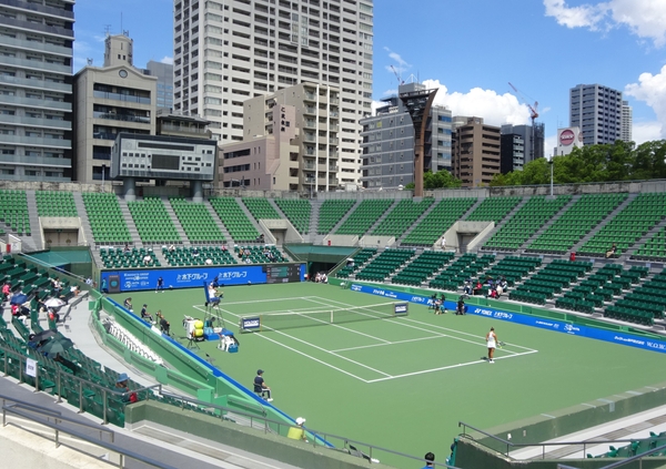 大会会場(ITC靭テニスセンター)