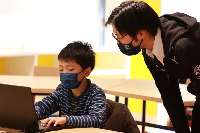 プログラミング教室の様子(1)