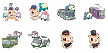 LINEスタンプ(全8種類)