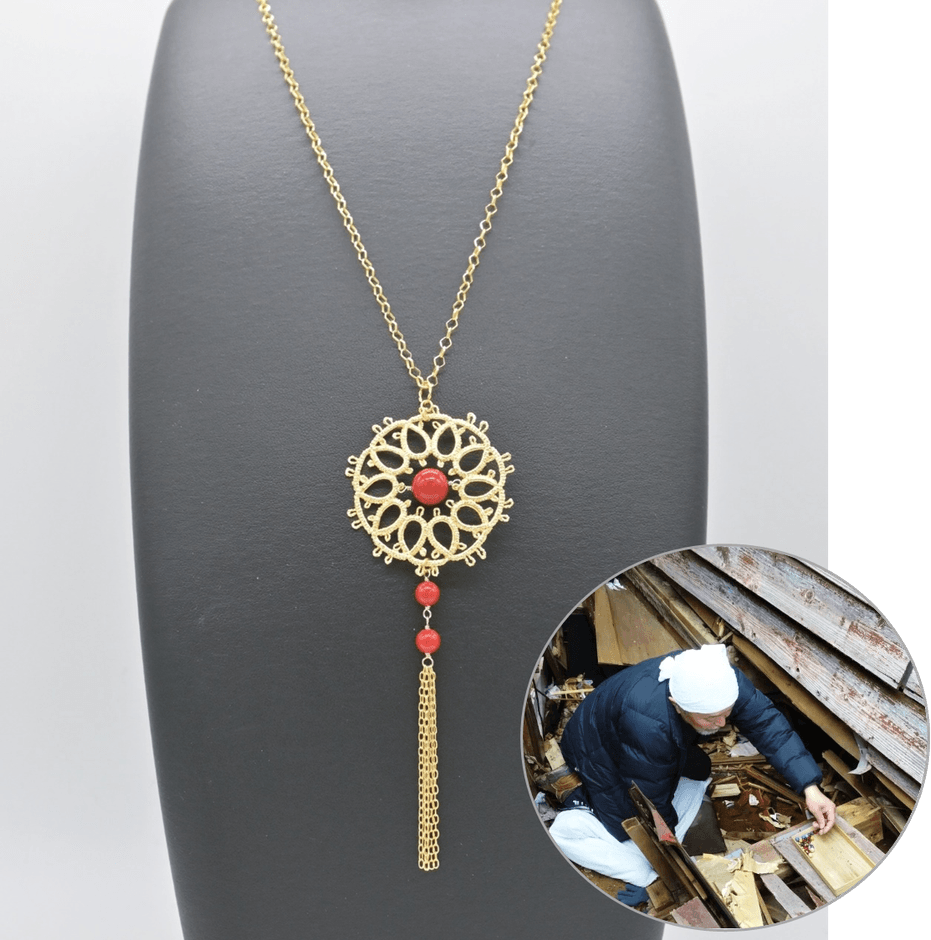 【金箔ジュエリー Gold-Knot】「『ルー』輪島うるし珠×金箔ジュエリー」