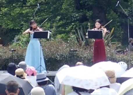 「ばらコンサート」(令和5年撮影)