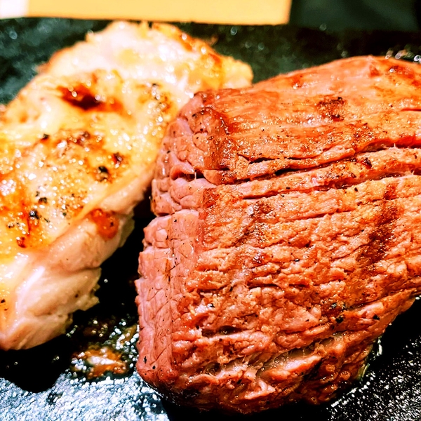 牛ロース&チキンステーキ(ワンダフルコンボ)