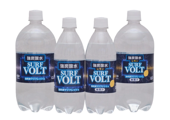 強刺激×爽快感！「SURF VOLT強炭酸水」シリーズ 2025年9月にリニューアル発売