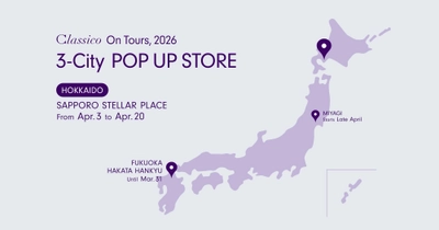全国巡回POP UP STORE開催・第2弾は札幌ステラプレイスにて開催：メディカルアパレルブランド「クラシコ」