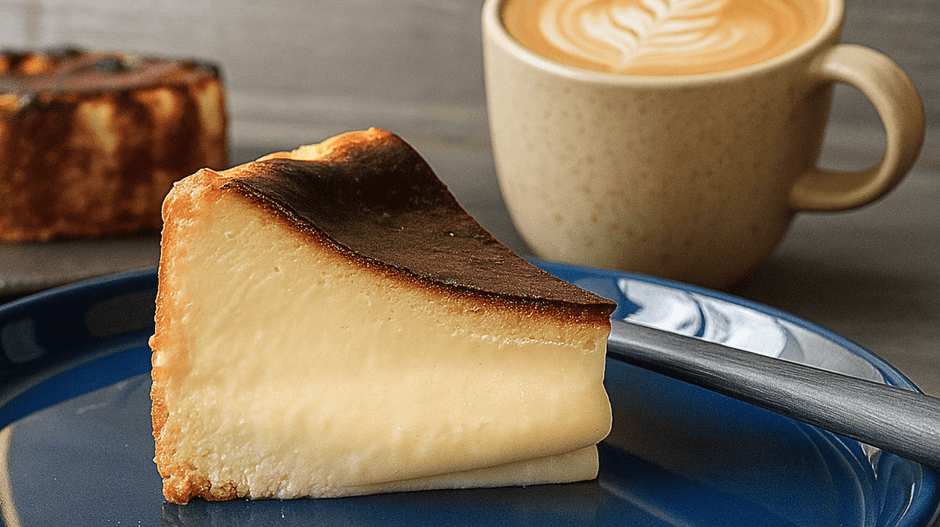 🍰新登場：バスクチーズケーキ（単品700円／ドリンクセット950円）