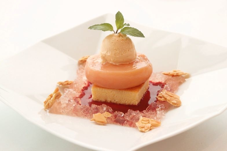 ピーチメルバ ~ 福島桃・フランボワーズ・バニラ ~