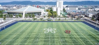 会場となるEキャンパスグラウンド