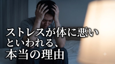 ストレスが体に悪いと言われる、本当の理由──
医学が扱ってこなかった"睡眠中の呼吸環境"を解明した新知見。
