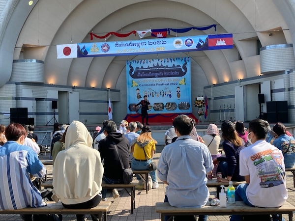 カンボジアフェスティバル ステージ
